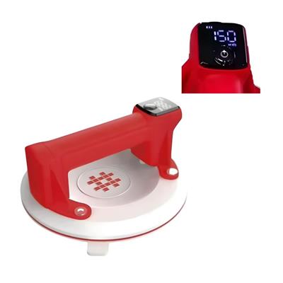 Shijing Tools P613 Şarjlı Hava Pompalı Dijital Vantuz - Cam Granit Seramik Ayna Taşıma Vantuzu