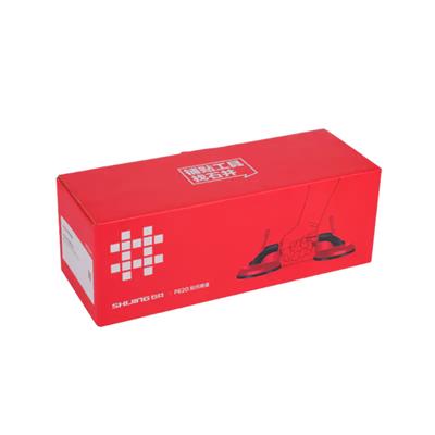 Shijing Tools P620 Çift Kafa Hava Pompalı Vantuz - Cam Granit Seramik Laminat Ayna Taşıma Vantuzu