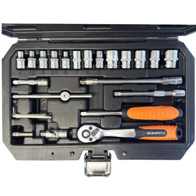 SOMAFIX 1/4 Lokma Takımı ve Bits Uç Seti 46 Parça