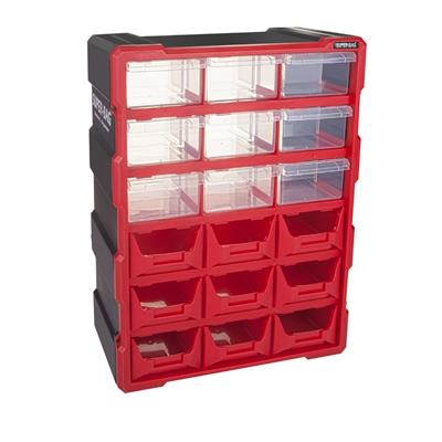 Süper Bag ASR-6011 Monoblok Avadanlıklı Çekmece Seti Organizer 18li
