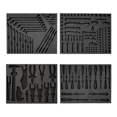 Takım Arabası Lokma Pense Anahtar ve Tornavida Takımı Uyumlu EVA Sünger 4 Adet (Universal)