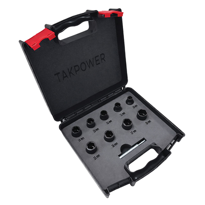 TAKPOWER 1/2 Twist Lokma Seti Hasarlı Cıvata ve Somun Sökme 9 Parça