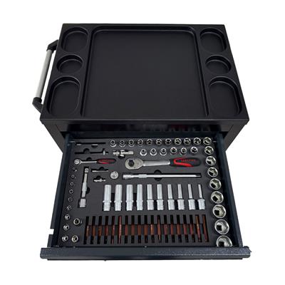TAKPOWER 172 Parça Dolu Takım Arabası 5 Çekmeceli İzeltaş El Aletleri - Antrasit