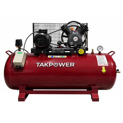 TAKPOWER 200 LT Çift Piston Hava Kompresörü 8 Bar 220V