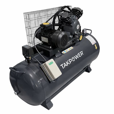 TAKPOWER 200 LT Çift Piston Hava Kompresörü 8 Bar 380V