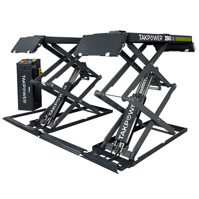 TAKPOWER 3.5 Ton Makaslı Hidrolik Araç Kaldırma Lifti 2 Metre