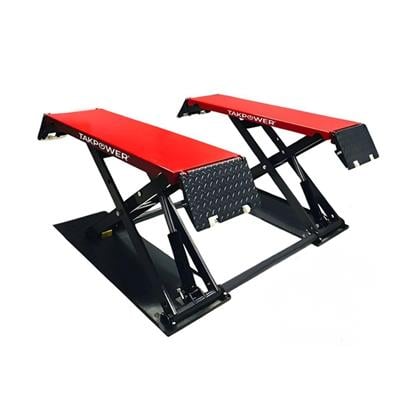 TAKPOWER 3.5 Ton Makaslı Hidrolik Araç Kaldırma Lifti 1 Metre 220 Volt
