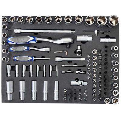 TAKPOWER 4 Eva Süngerli Dolu Takım Arabası İçeriği 190 Parça