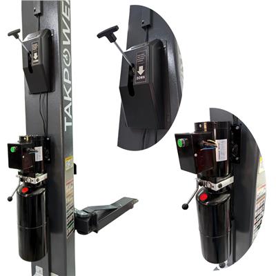 TAKPOWER 4 Ton İki Sütunlu Alttan Bağlantılı Yarı Otomatik Araç Kaldırma Lifti