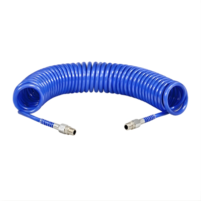 TAKPOWER Poliüretan Spiralli Kompresör Hava Hortumu 5 x 8 mm 15 Metre
