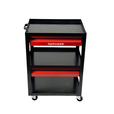 TAKPOWER TAR4409 3 Gözlü 2 Çekmeceli Parça Taşıma Arabası