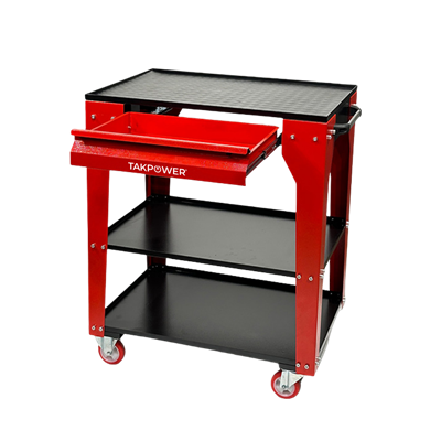 TAKPOWER TAR4413 3 Gözlü 1 Çekmeceli Parça Taşıma Arabası Ağır Tip