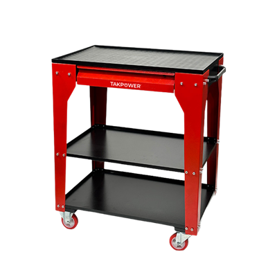 TAKPOWER TAR4413 3 Gözlü 1 Çekmeceli Parça Taşıma Arabası Ağır Tip