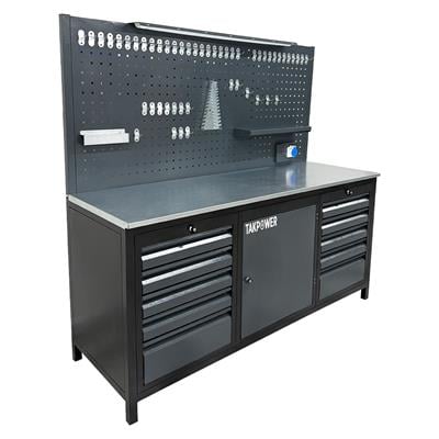 TAKPOWER TTR4410 2 Metre Takım Tezgahı 10 Çekmeceli 1 Dolaplı