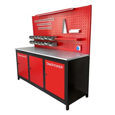 TAKPOWER TTR4413 2 Metre Takım Tezgahı 3 Dolaplı