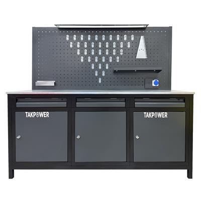 TAKPOWER TTR4414 2 Metre Takım Tezgahı 3 Çekmece 3 Dolaplı
