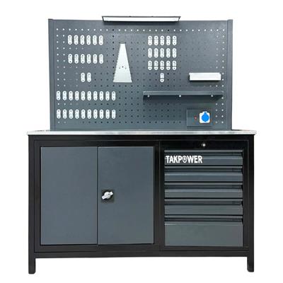 TAKPOWER TTR4417 1.5 Metre Takım Tezgahı 5 Çekmeceli 1 Dolaplı