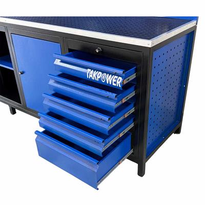 TAKPOWER TTR4430 3 Metre Takım Tezgahı 10 Çekmeceli 2 Dolaplı Ara Bölmeli