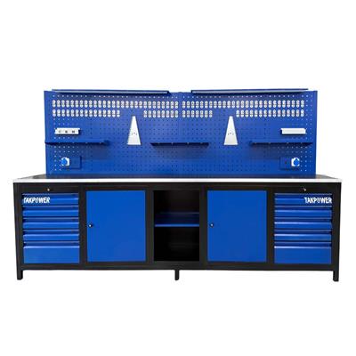 TAKPOWER TTR4430 3 Metre Takım Tezgahı 10 Çekmeceli 2 Dolaplı Ara Bölmeli