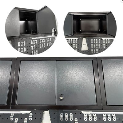 TAKPOWER TTR4431 3 Metre Takım Tezgahı 10 Çekmeceli 10 Dolaplı Ara Bölmeli