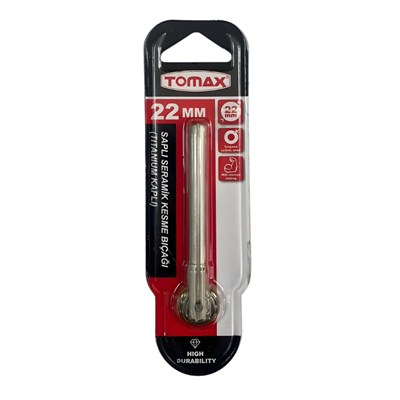 TOMAX Titanyum Granit Seramik Kesme Elması Saplı 22 mm