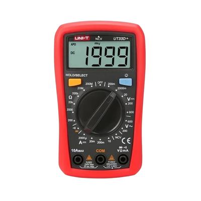 UNI-T Dijital Multimetre UT33D+ 600V 10A