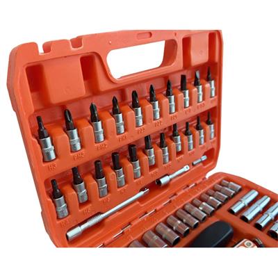 UNIVERSAL 1/4 Lokma Takımı ve Bits Uç Seti 53 Parça