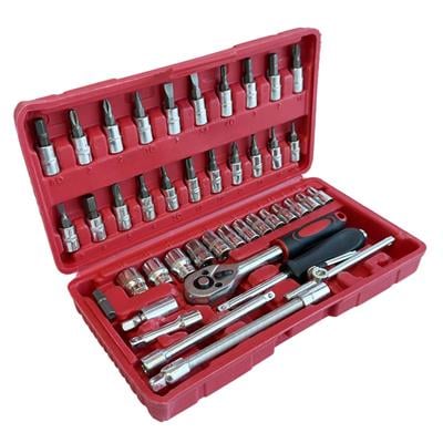 UNIVERSAL 1/4 Lokma Takımı ve Bits Uç Seti 46 Parça