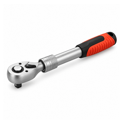 VIKTEC 1/4 Uzatmalı Lokma Cırcır Kolu 72 Diş 270 mm