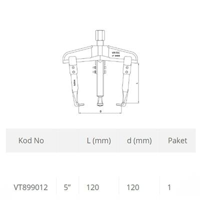 VIP-TEC 3 Kollu Çektirme 11 x 15 cm