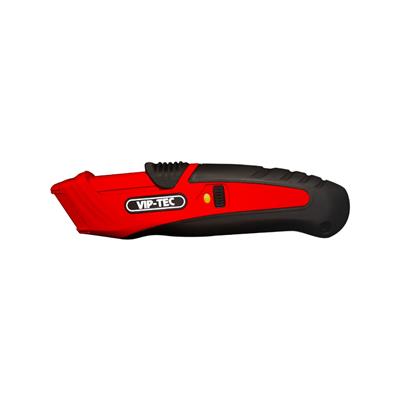 VIP-TEC VT875142 Güvenlikli Maket Bıçağı Metal 3 Kademeli Trapez