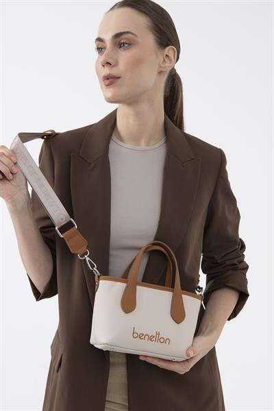 Bej-Camel Kadın El Çantası - BNT 1598