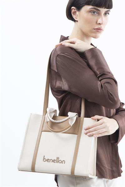 Bej Kadın El & Omuz Çantası - BNT 1532