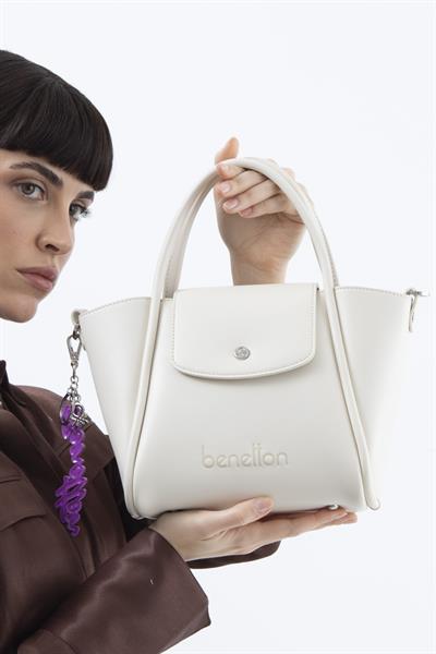 Beyaz Kadın El & Çapraz Çanta - BNT 1520