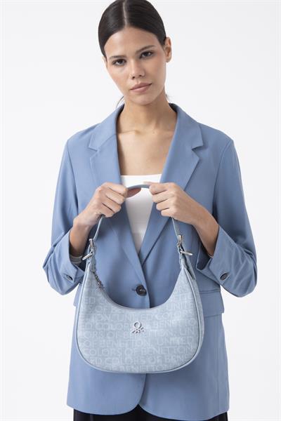 Mavi Kadın Baget Omuz Çantası - BNT 1581