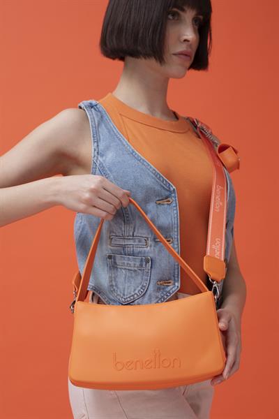 Turuncu Kadın Omuz Çantası - BNT 1467