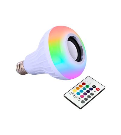 Bluetooth Hoparlorlu RGB ampul