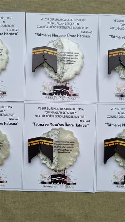 Kabe Figürlü Epoksi Gri Magnet