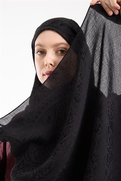 İzler Şal SİYAH