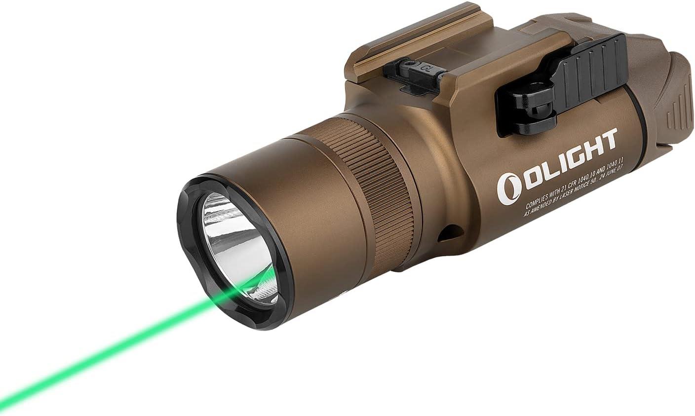 OLIGHT BALDR PRO R | Şarjlı Yeşil Lazerli Taktik Fener 1350 Lümen