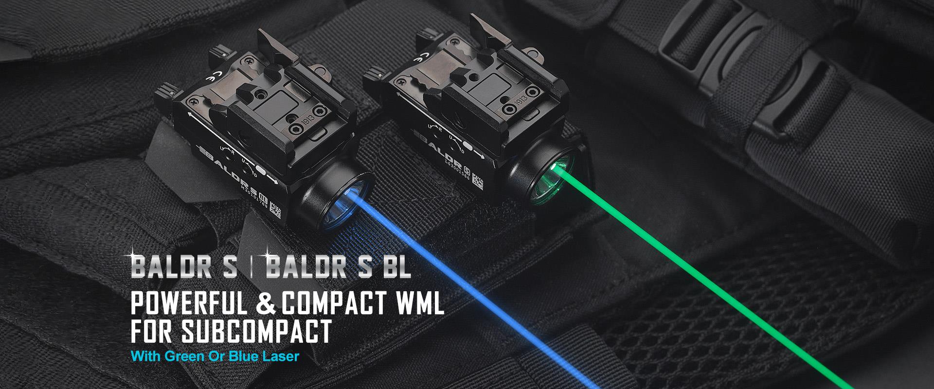 OLIGHT【ALDR-BK】 Olight Baldr S 800 Lümen Lazerli Şarjlı Namlu Altı Taktik Fener