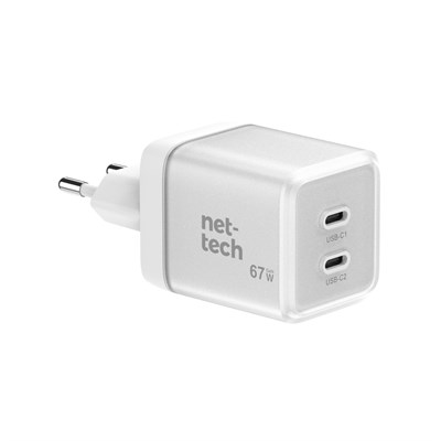 Nettech NT-HCH12 PD+QC GaNPrime 67W Şarj Aleti NT-HCH1200001