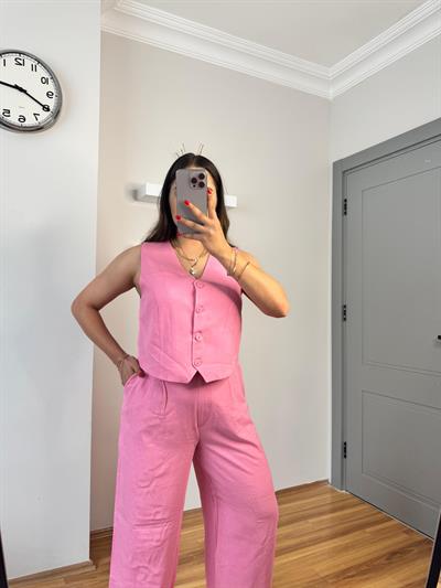PEMBE KETEN İKİLİ TAKIM