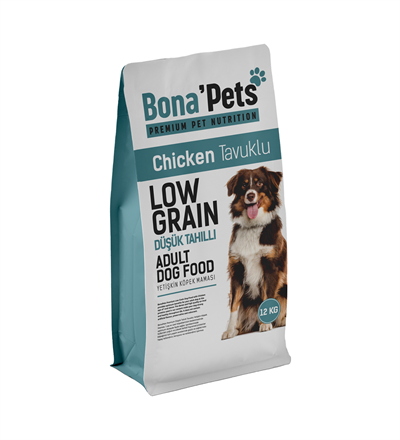 Bona'Pets Premium Düşük Tahıllı Tavuklu Köpek Maması