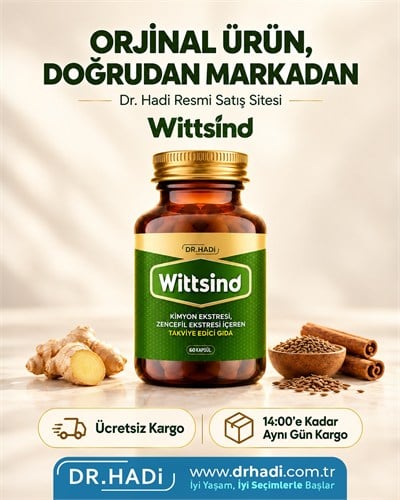Dr Hadi Wittsind - Kimyon - Zencefil Ekstresi İçeren Takviye Edici Gıda - 60 Kapsül 