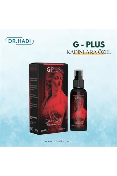 G Plus Göğüs Bakım Yağı | Bitkisel Dolgunluk & Form Desteği | Doğal Masajla Sıkılaştırıcı 50 ml