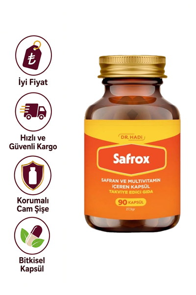 Safrox Safran Ve Multivitamin İçeren Kapsül 