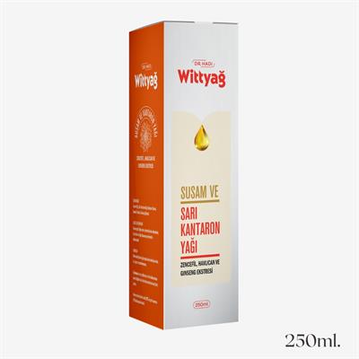 Wittyağ 250ml Bitkisel Masaj Yağı | Sarı Kantaron / Ginseng & Zencefil Ekstreli | Doğal Cilt Bakımı