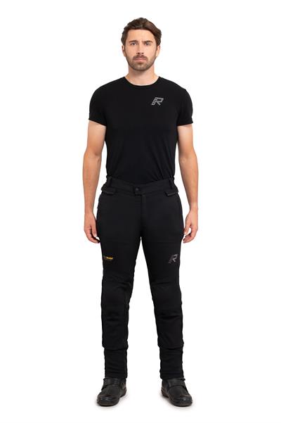 Airgobi 2.0 Erkek Yazlık Motosiklet Pantolonu C2 Normal Paça Siyah-999