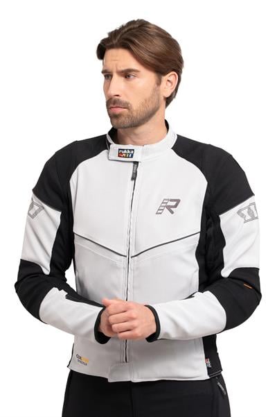 Airgobi 2.0 Erkek Yazlık Motosiklet Montu Gri-200